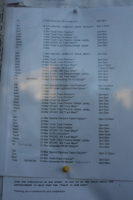 Kezar Stadium schedule: March