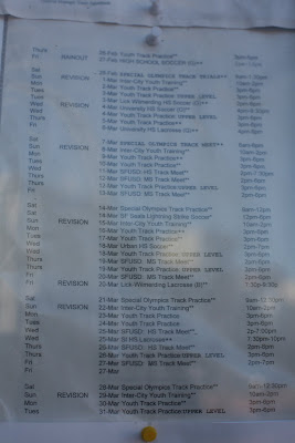 Kezar Stadium schedule: March 2009