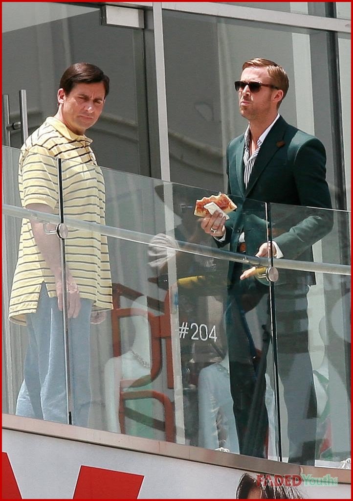 The Real Steve Carell Blog Steve Carell and Ryan Gosling on the set of
