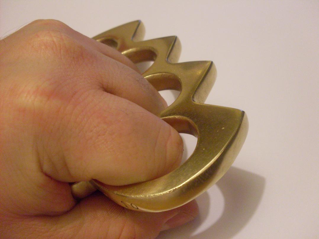 Homemade Brass Knuckles 6