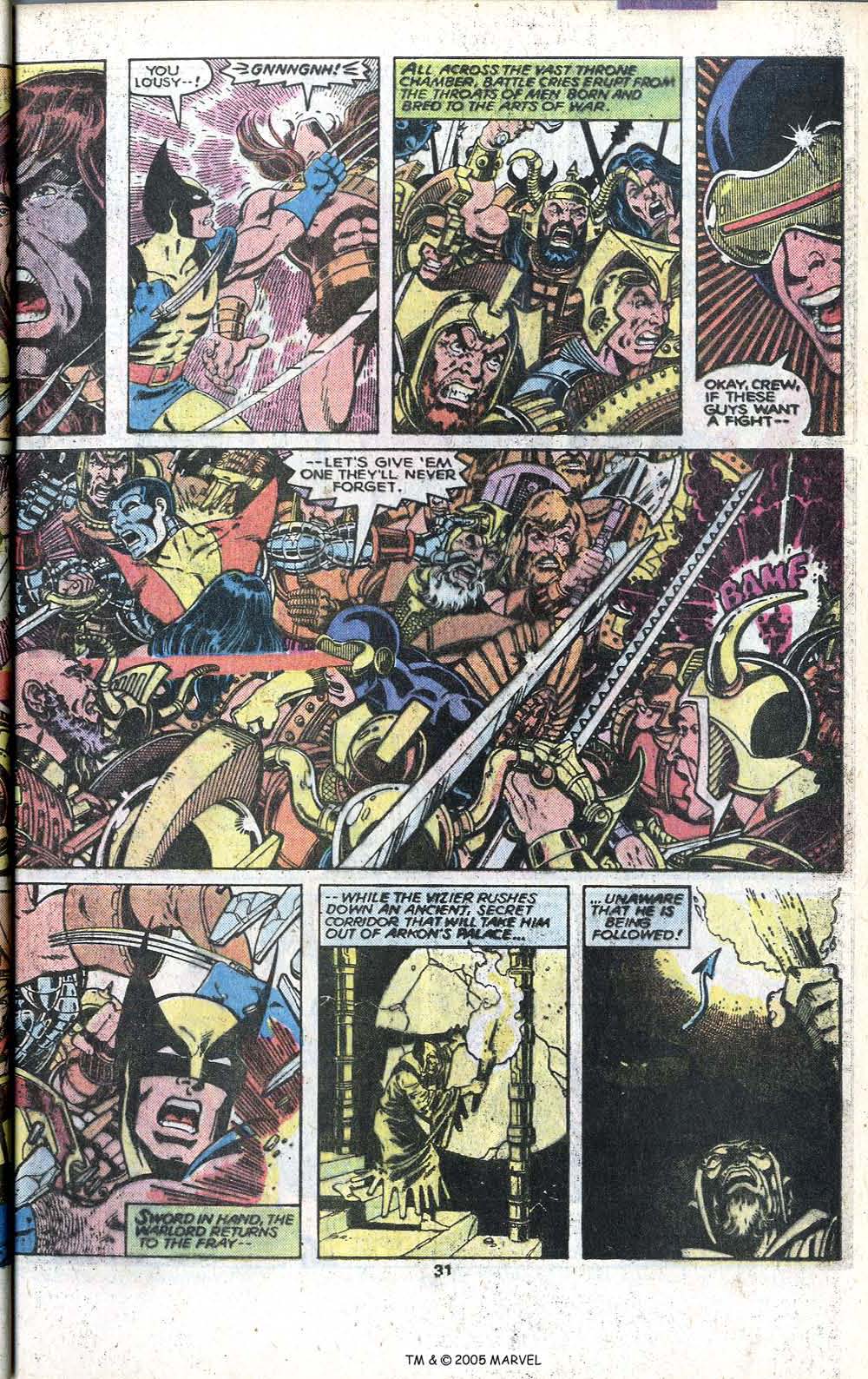 Uncanny X-Men (1963) issue Annual 3 - Page 33