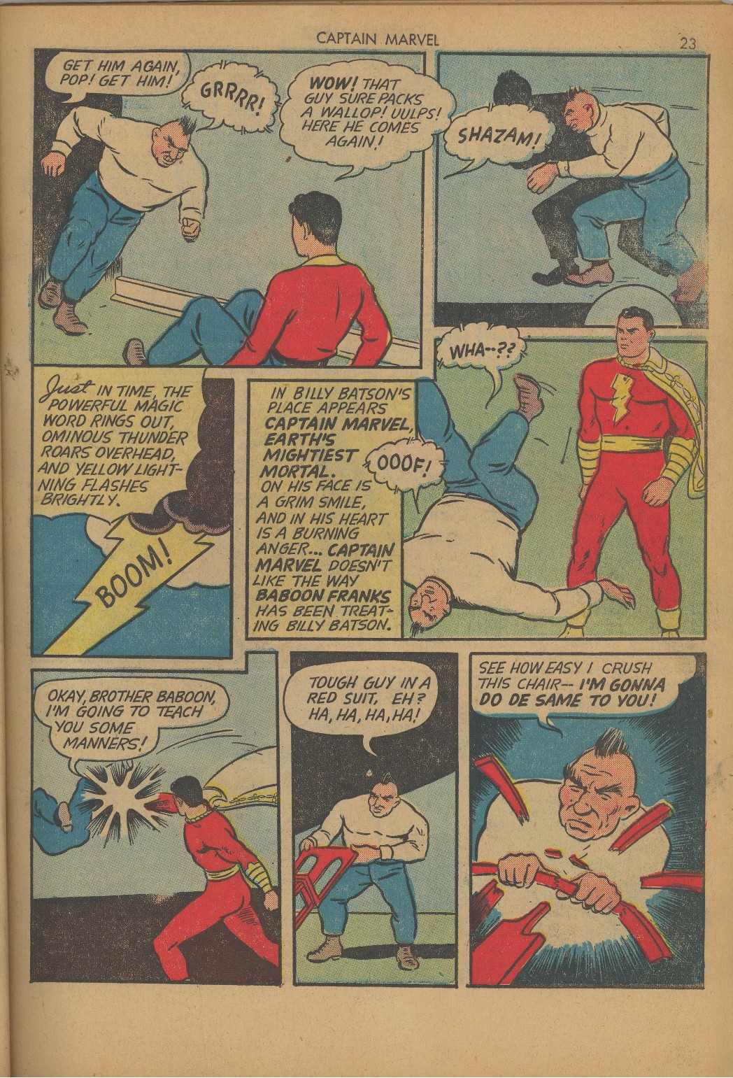 Read online Captain Marvel Adventures comic -  Issue #8 - 23