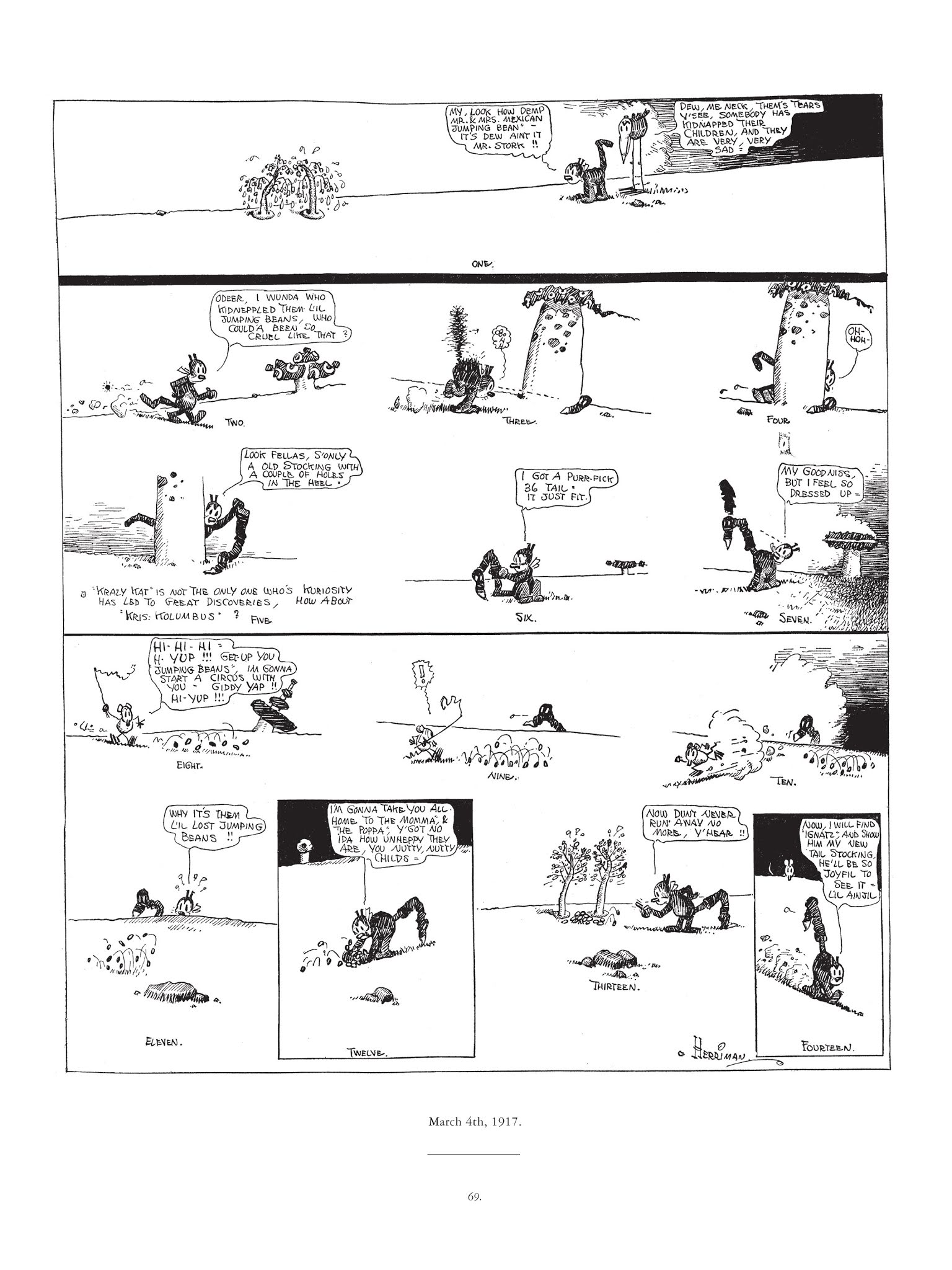 Read online Krazy & Ignatz comic -  Issue # TPB 1 - 69