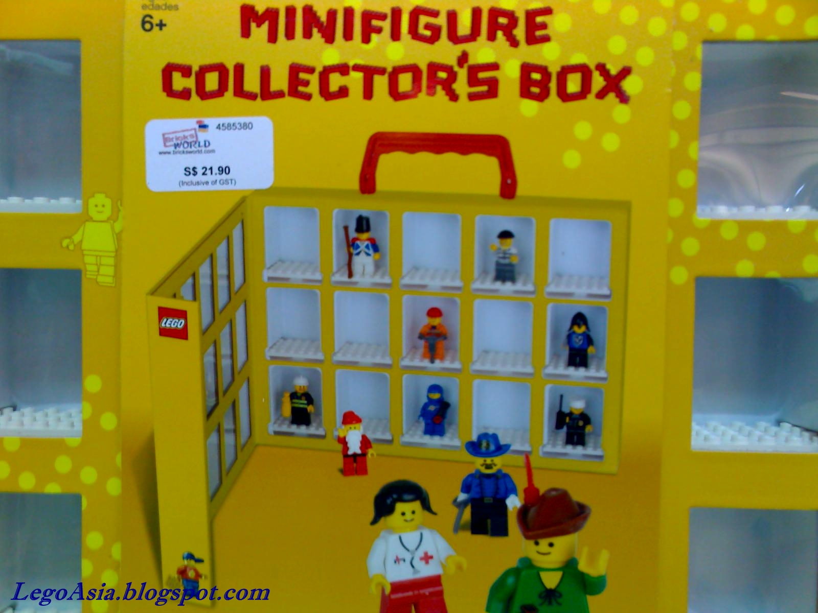 lego mini figures box