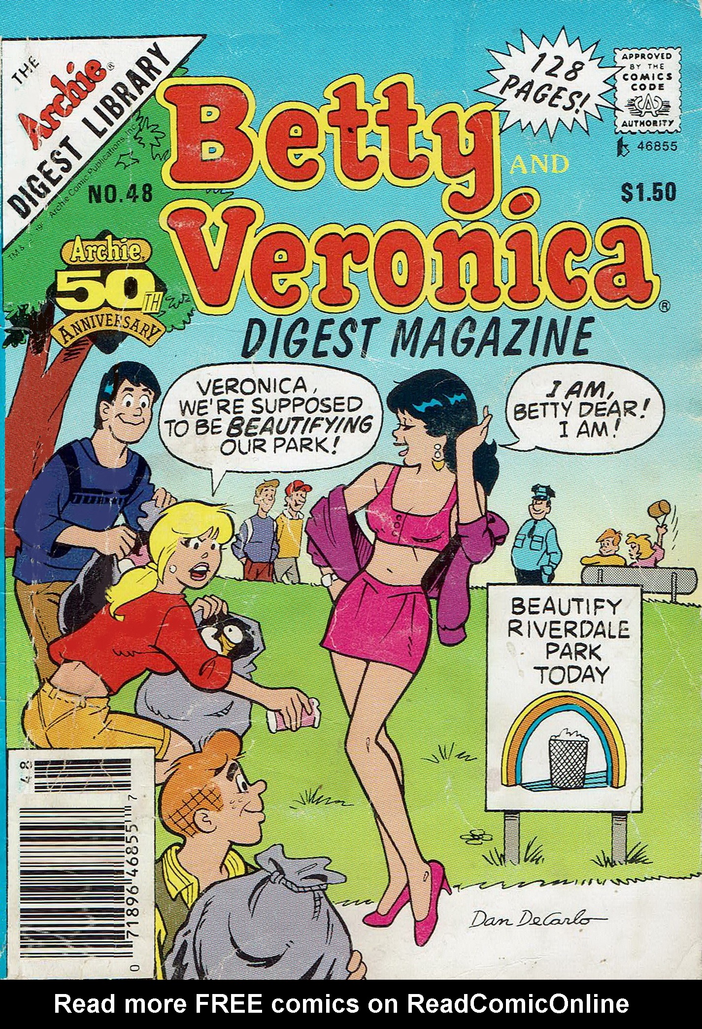 Read online Betty and Veronica Digest Magazine comic -  Issue #48 - 1