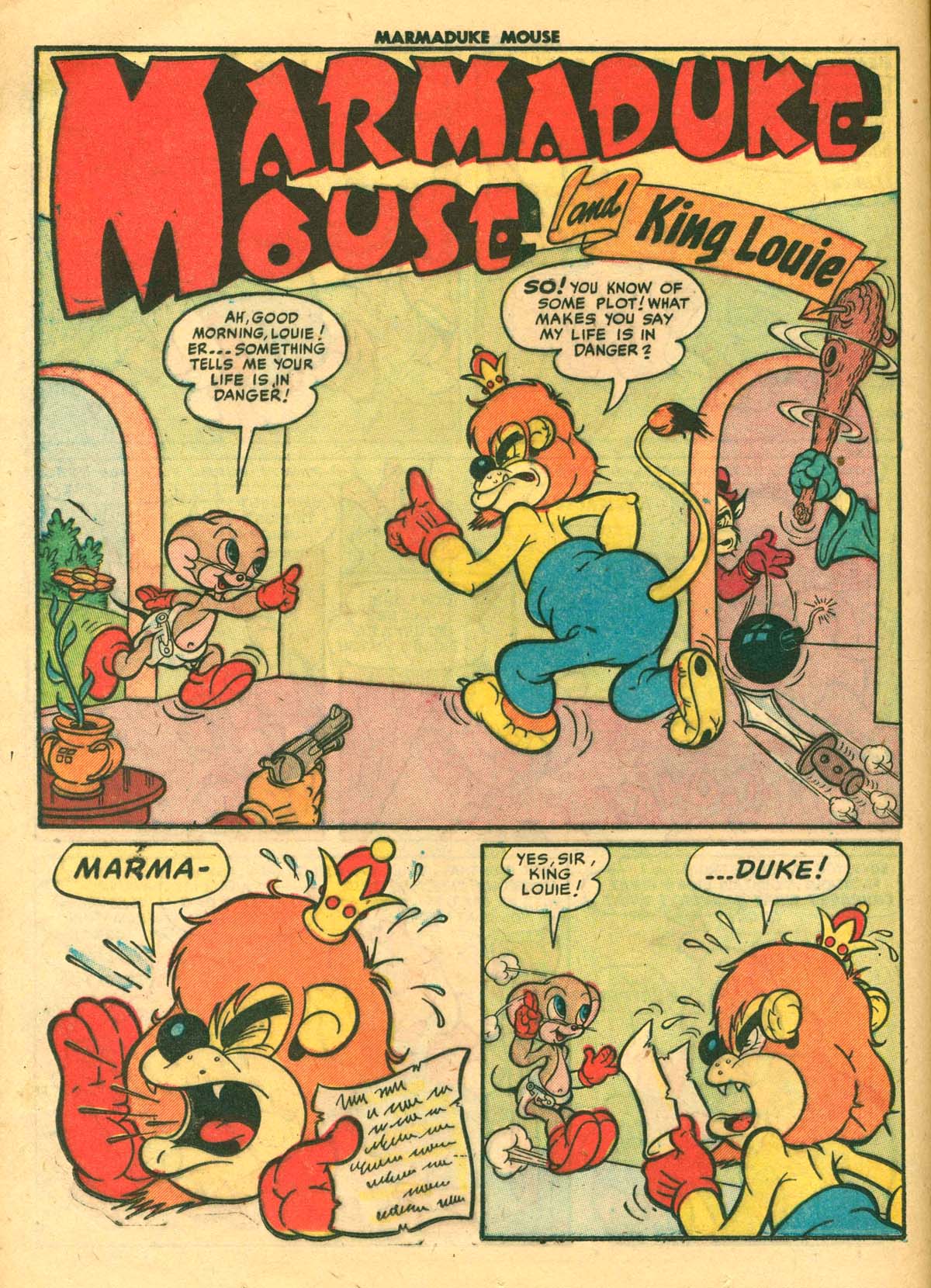 Read online Marmaduke Mouse comic -  Issue #33 - 16