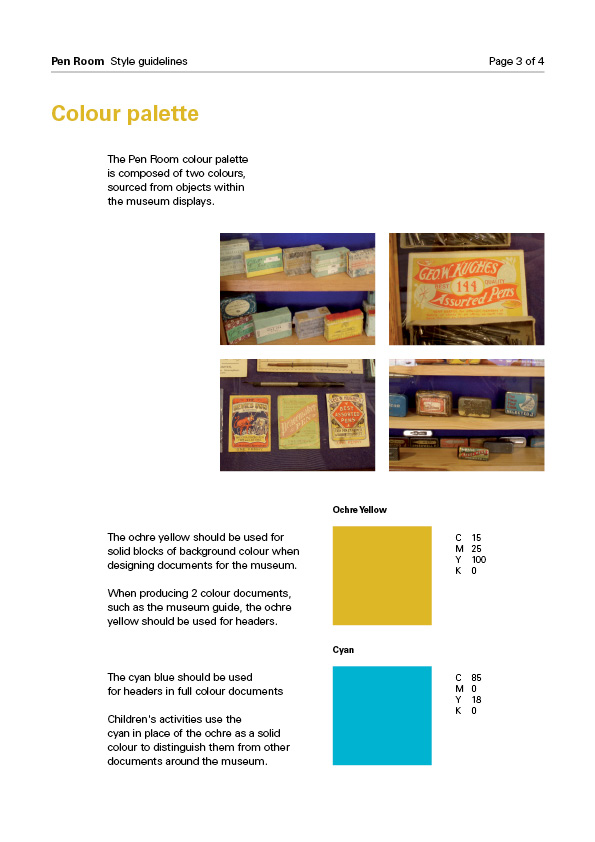 Doodlepaul Pen Room Style guide