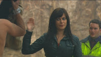 Gwen Cooper Eve Myles Torchwood Children of Earth Day 2 looking at Jack screencaps images Ianto Jones Gareth David-Lloyd photos pictures screengrabs