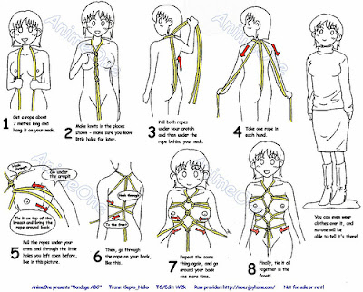 techniques Simple rope bondage