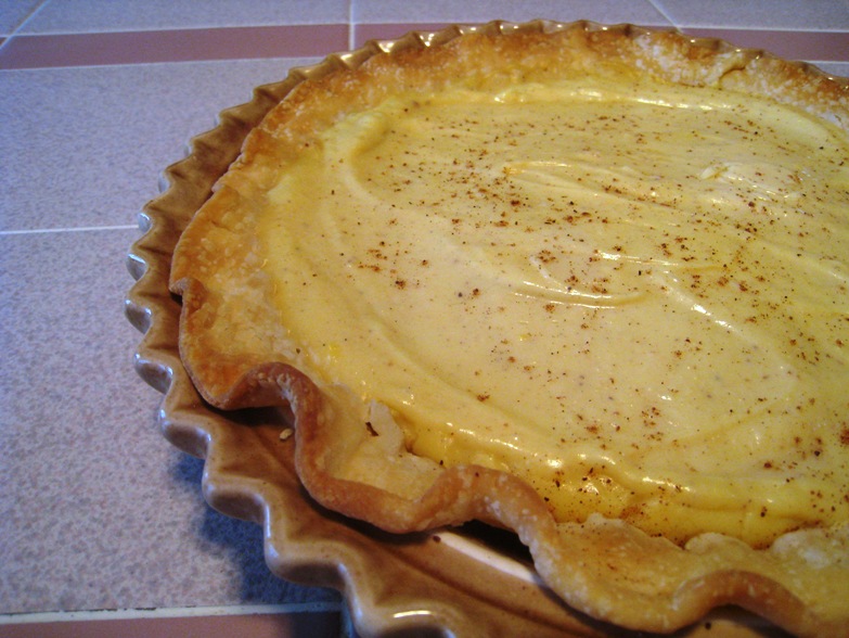 Brownies and Blondies Spiked Eggnog Cream Pie