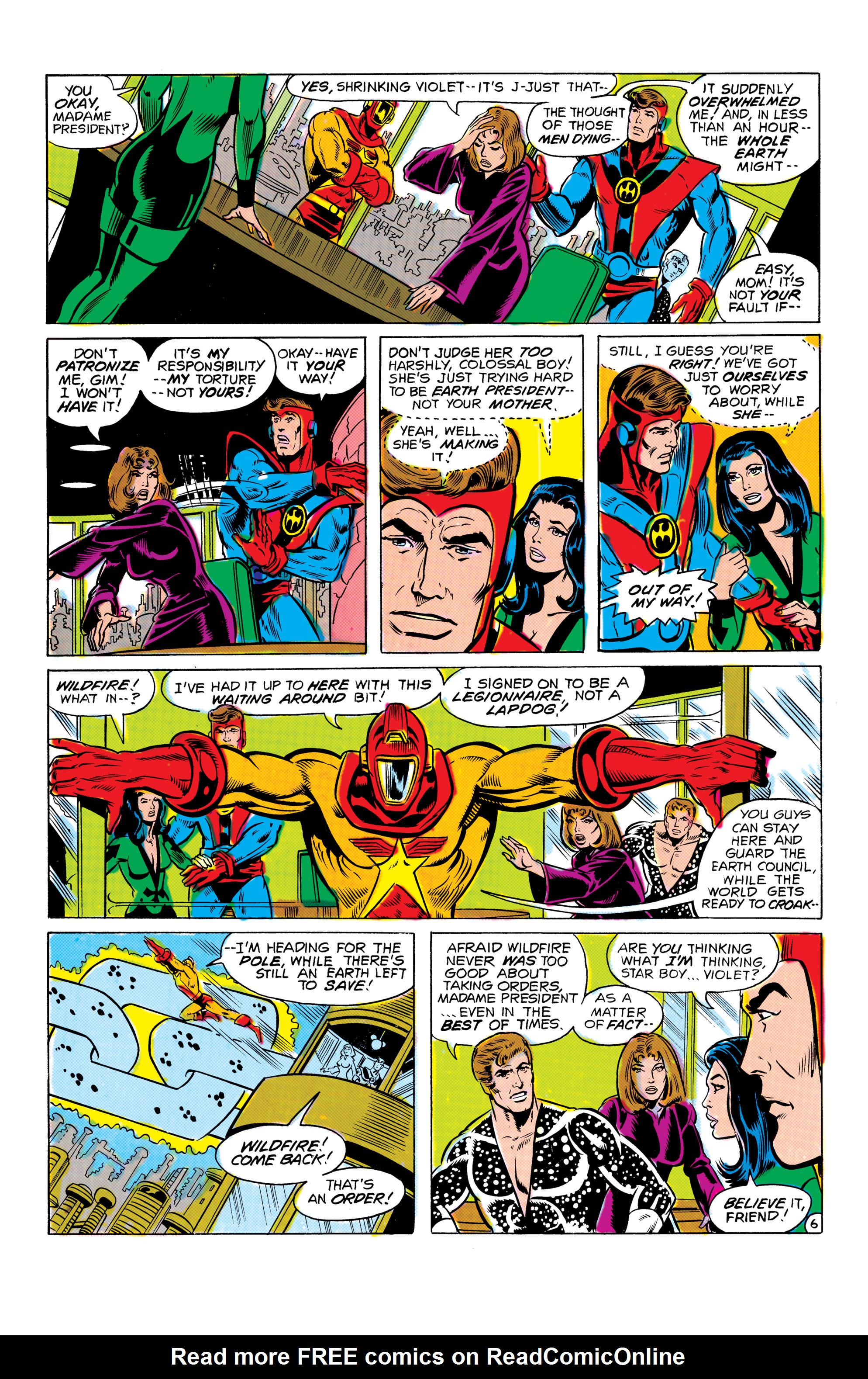 Read online Legion of Super-Heroes (1980) comic -  Issue #279 - 7