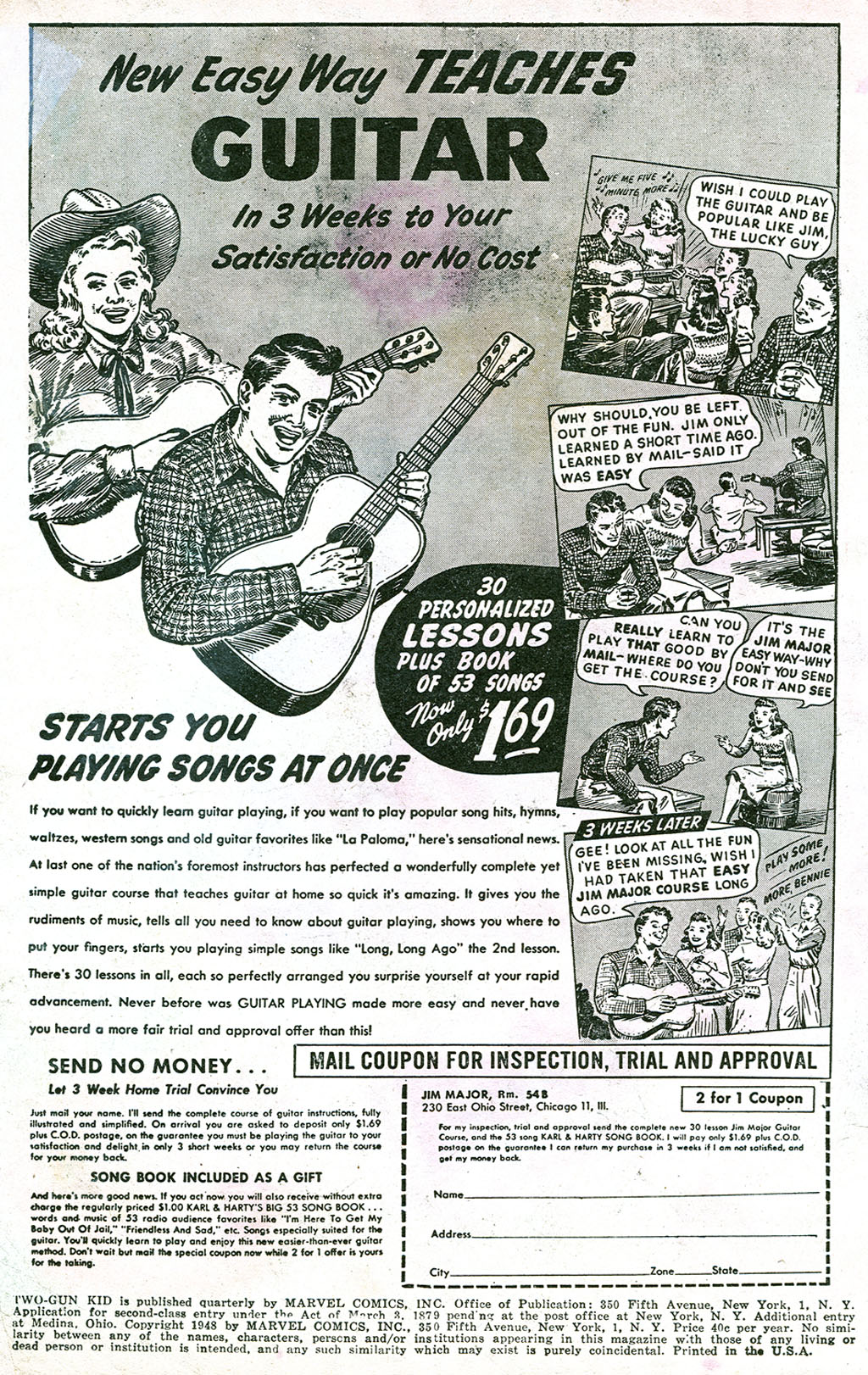 Read online Two-Gun Kid comic -  Issue #1 - 2