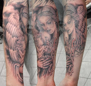 tattoos for men (angel and cherub tattoos)