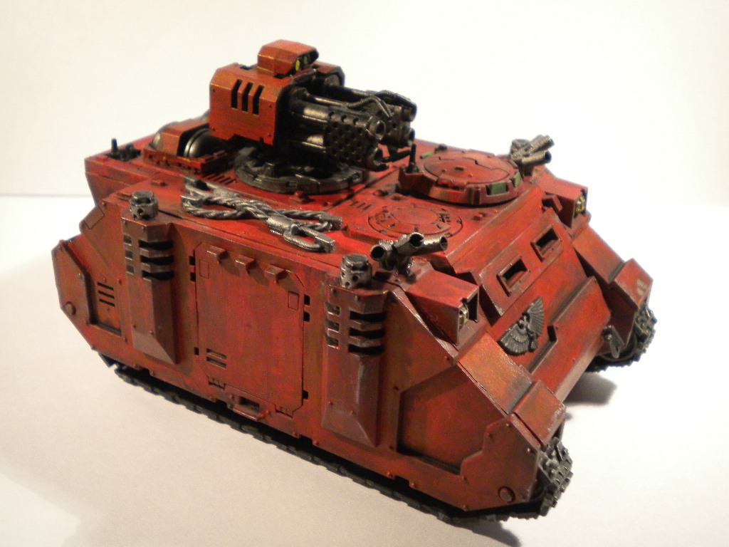 Blood Angels of Knight: Flamer on razorback done