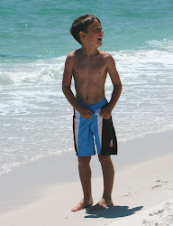 Kimbell at the beach 2007