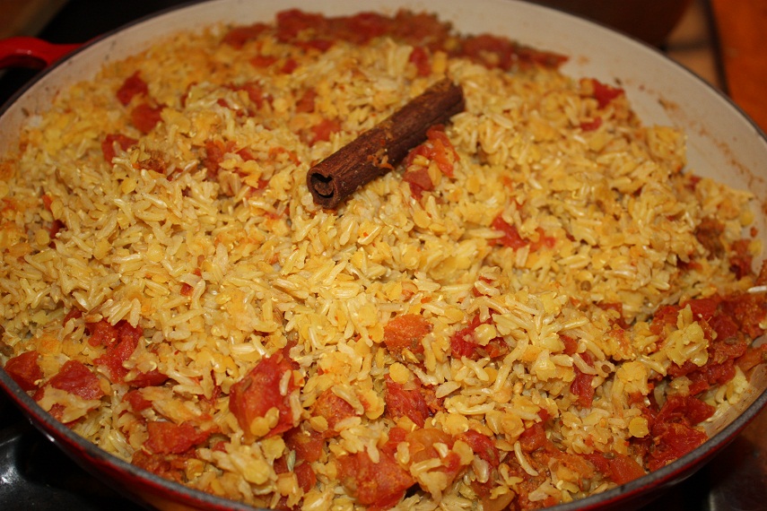 Vegan Epicurean: Indian Spiced Red Lentils and Brown Rice