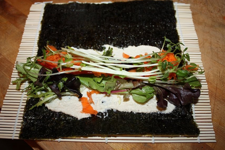 Vegan Epicurean Raw Nori Wraps and a Busy Monday