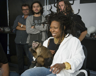 whoopi on set