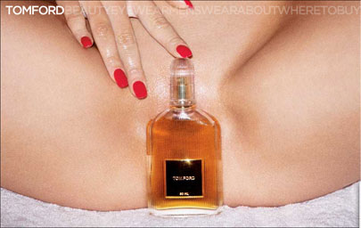 Tom Ford print ad for new fragrance