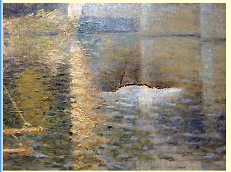 hole in monet painting