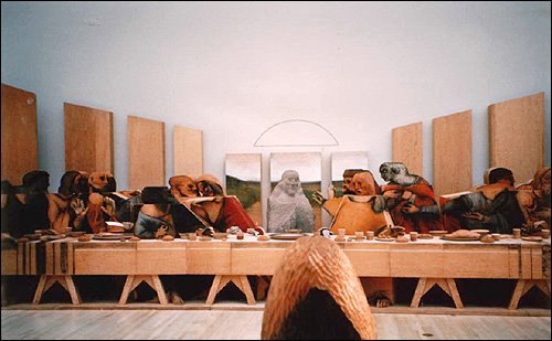 Marisol Escobar's Last Supper (1930) installation