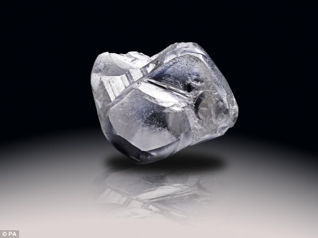 rough 478 carat diamond, D color 