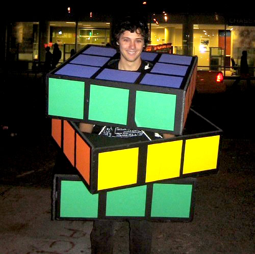 rubik's cube halloween costume