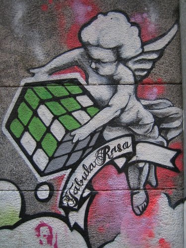 rubik's cube art