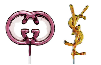 designer logo lollipops