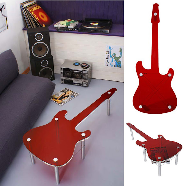 Rocket Design Home Accessories guitar coffee tables