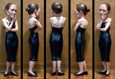 Nina Levy, life-sized self-portrait sculpture Spectator, 2002 (also used in the 2007 National Portrait Gallery installation)