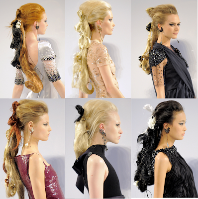 chanel hair runway models 2010