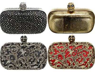 Alexander McQueen Skull Clutch Purses