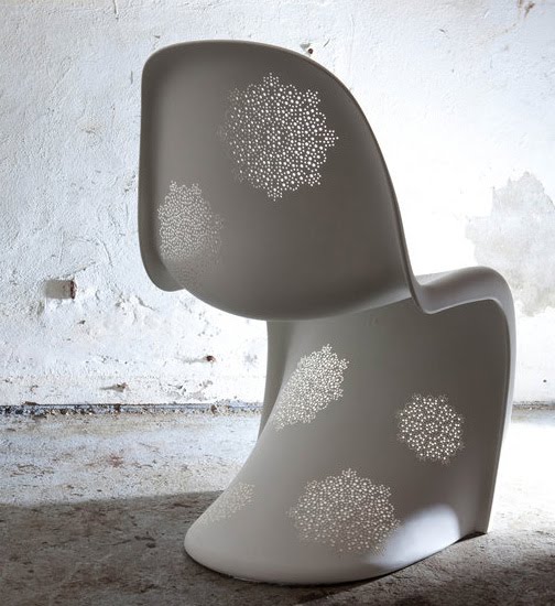 perforated panton chair by Yoo Design