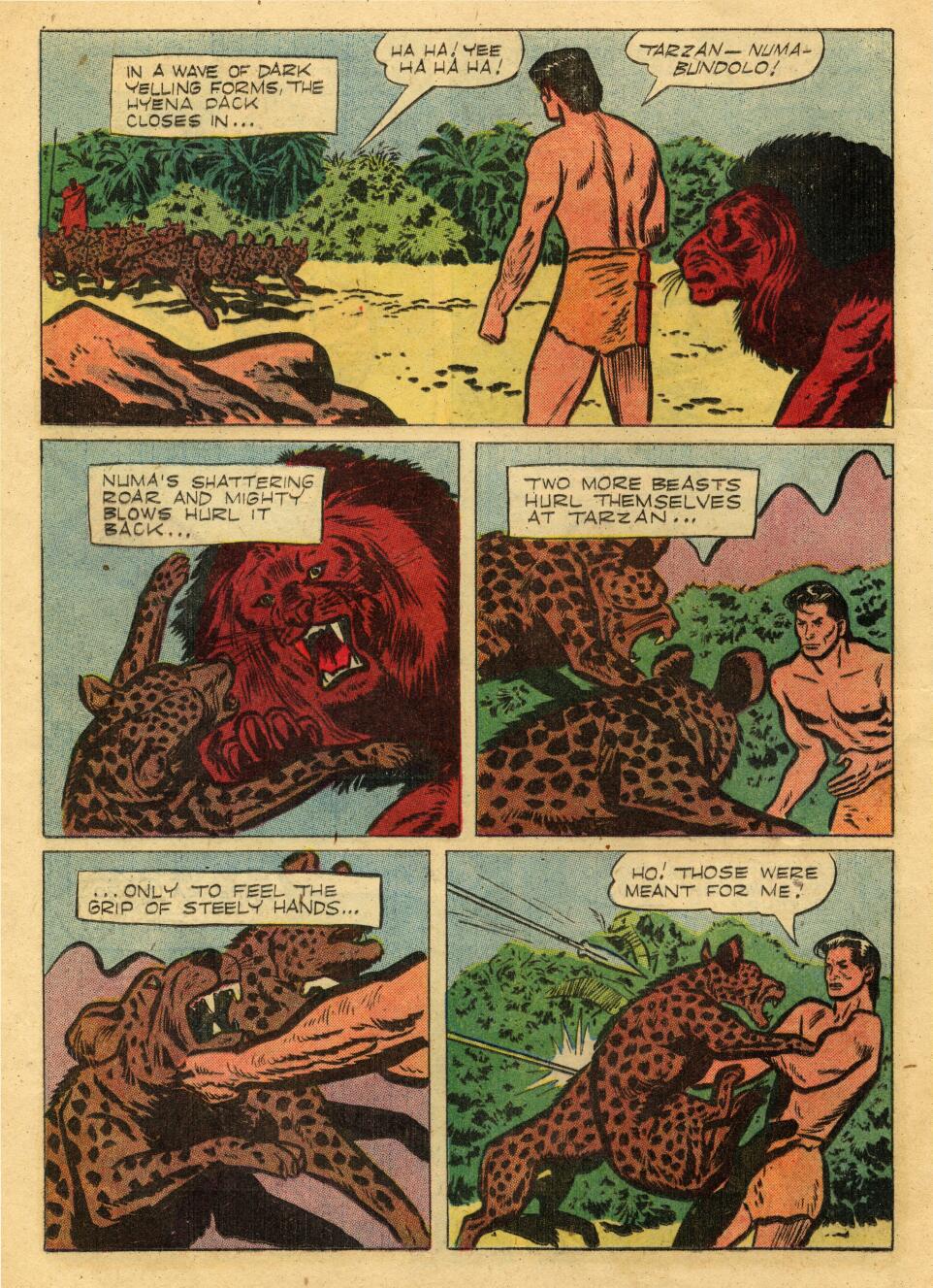 Read online Tarzan (1948) comic -  Issue #72 - 16