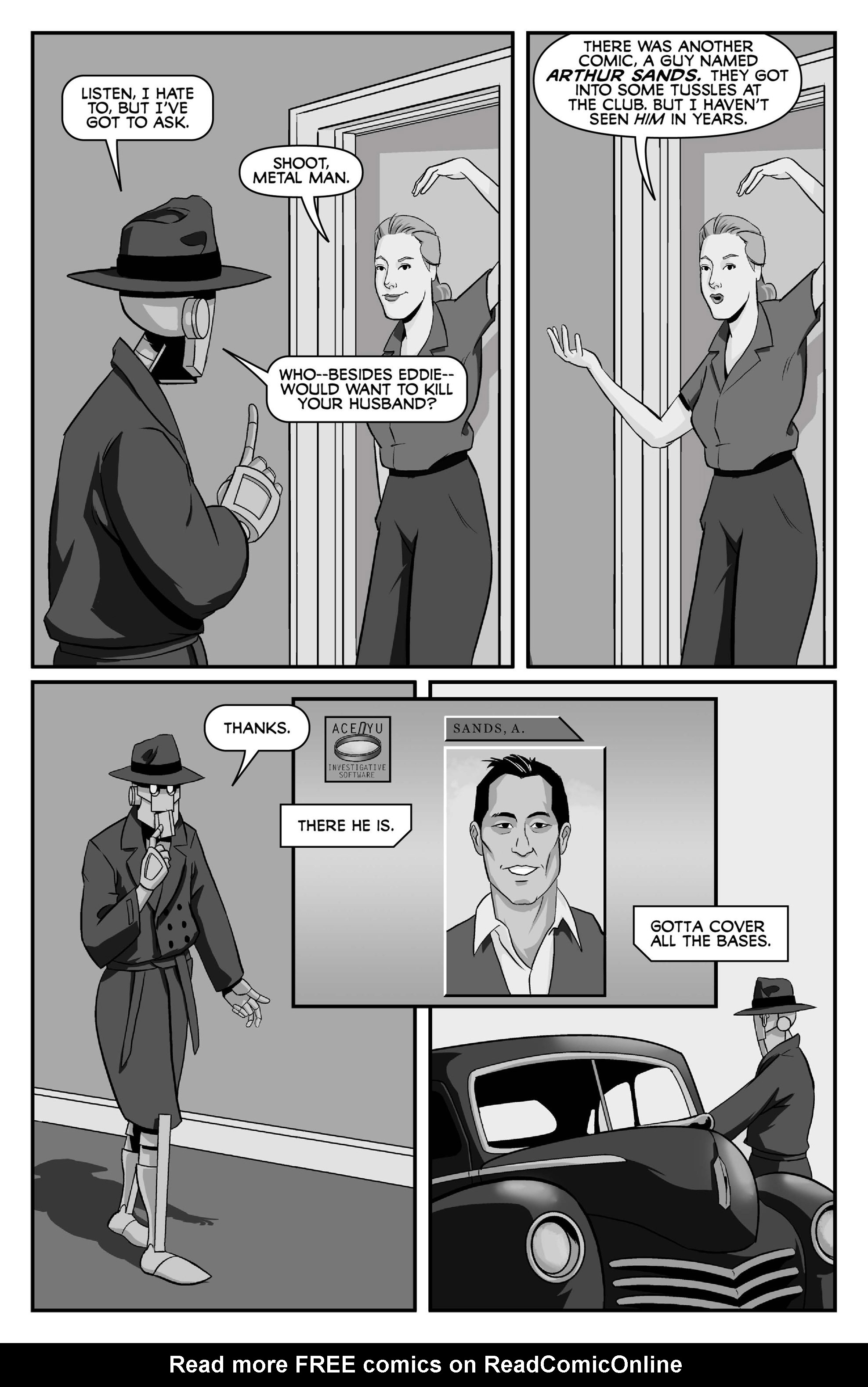 Read online Copernicus Jones: Robot Detective comic -  Issue #7 - 13