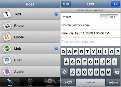 tumblr iphone - Tumblr iPhone : Pour MicroBlogging (gratuit)