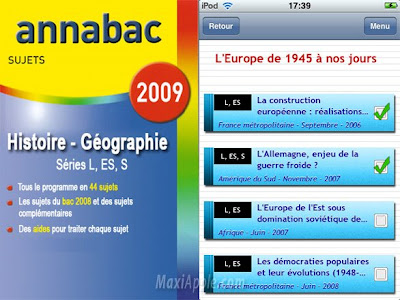 anabac histoire iphone 1 - AnnaBac iPhone : Series L, ES, S (gratuit)