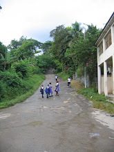 On the way to school