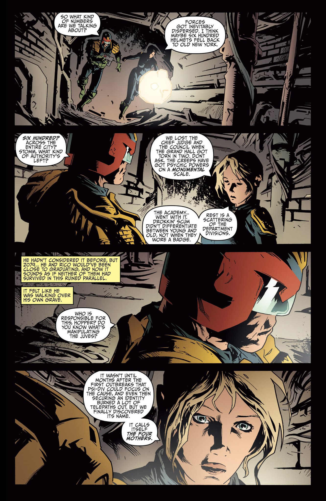 Read online Judge Dredd: Year One comic -  Issue #3 - 14