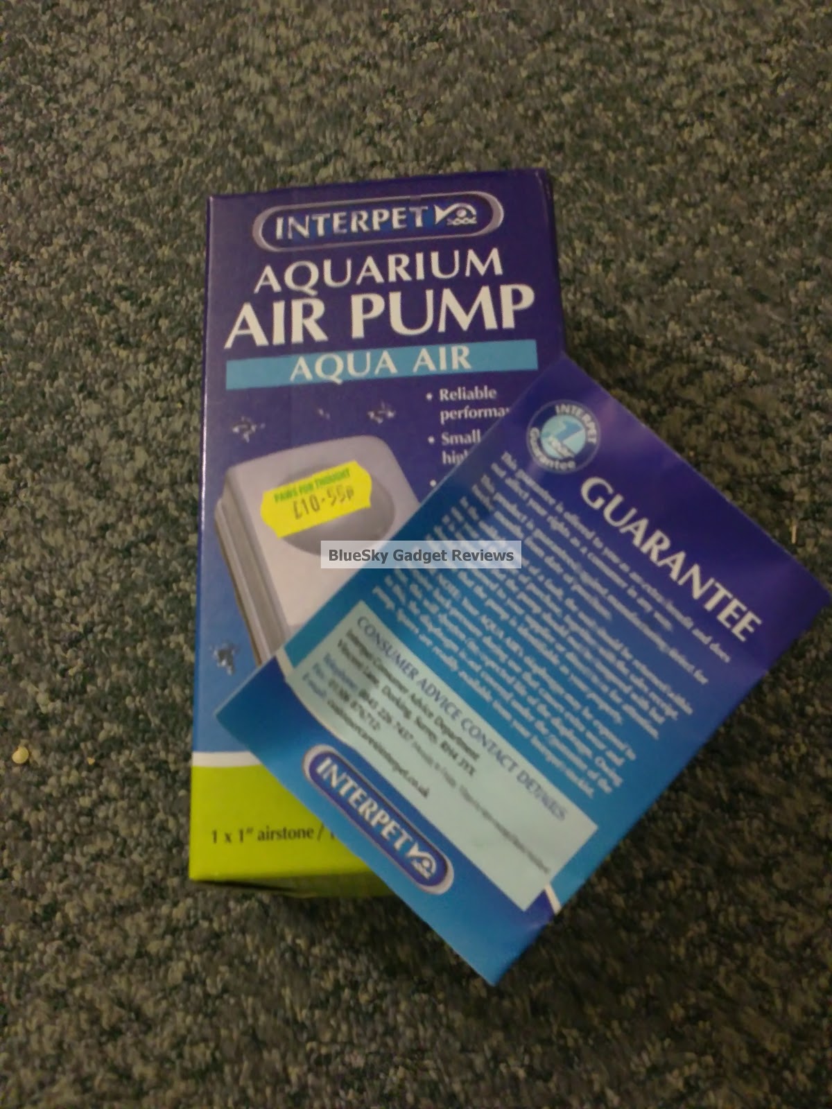 Interpet Apmini Aquarium Air Pump Review 4/5 PLUS How to make an aquarium or pond air pump