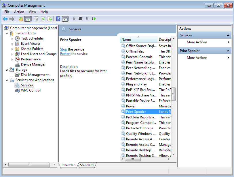 Technology Toolbox Clearing a Printer's Document Queue
