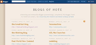 blog of note