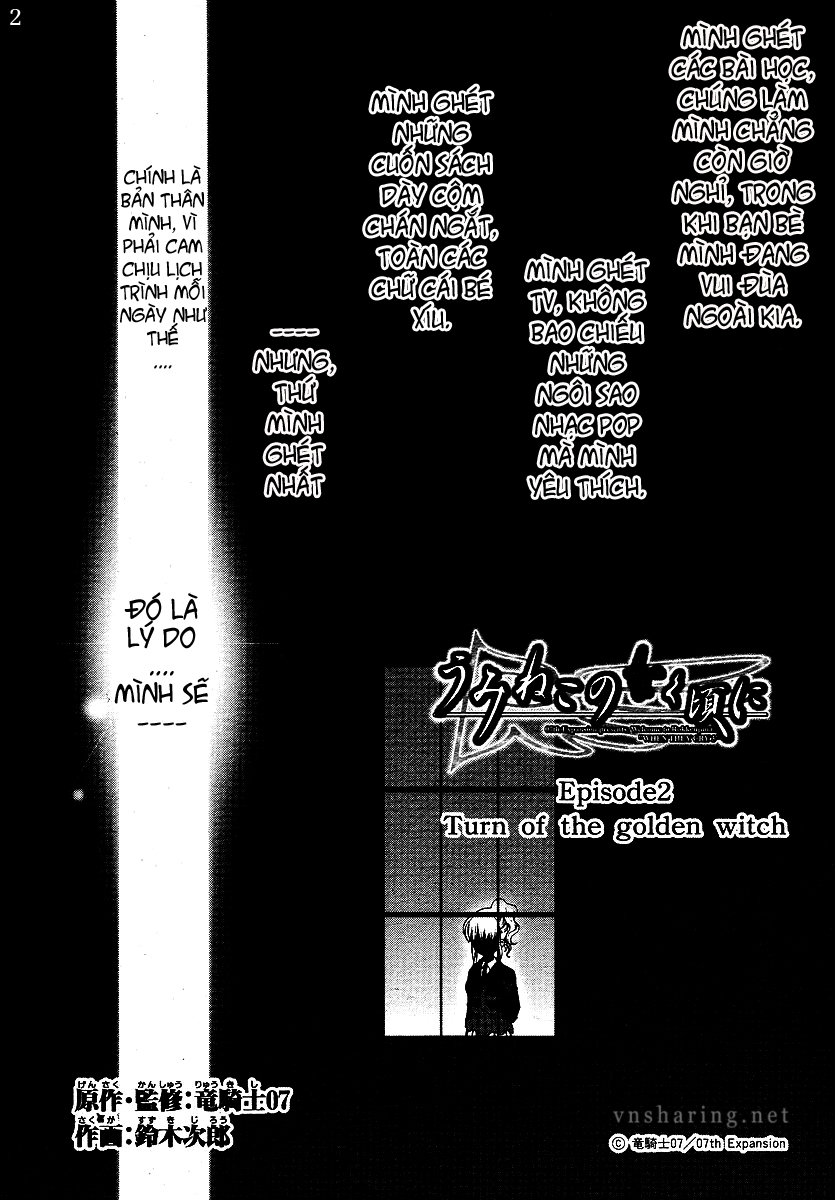 Umineko no Naku Koro ni Episode 2: Turn of the Golden Witch Chapter 8 - TC Truyện