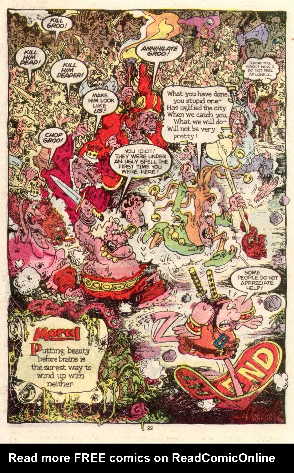 Read online Sergio Aragonés Groo the Wanderer comic -  Issue #24 - 24