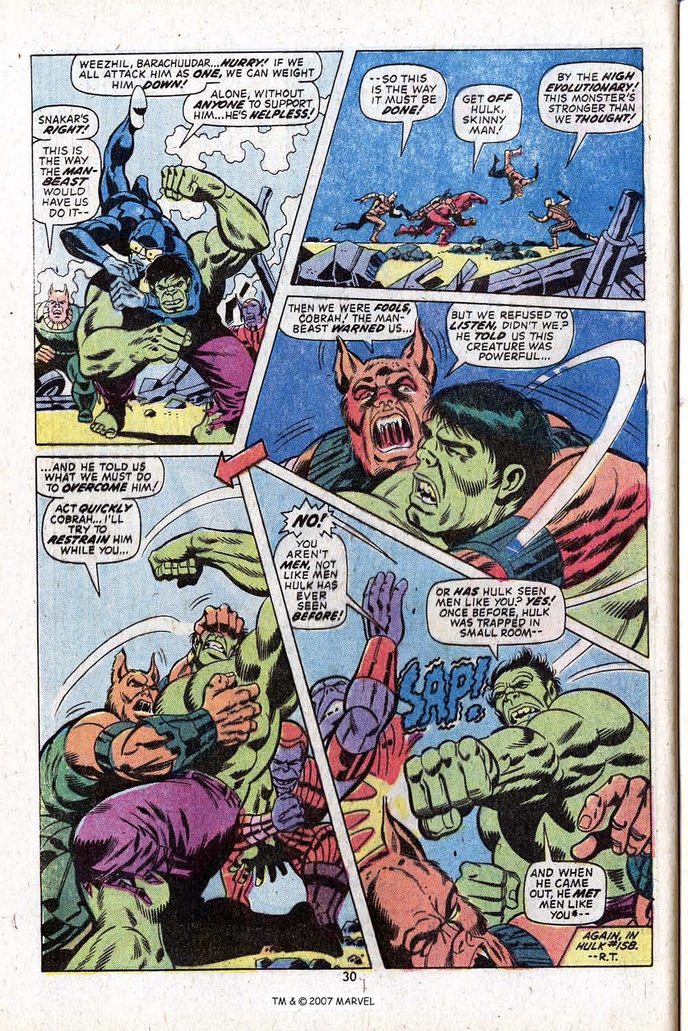 Read online The Incredible Hulk (1968) comic -  Issue #176 - 32
