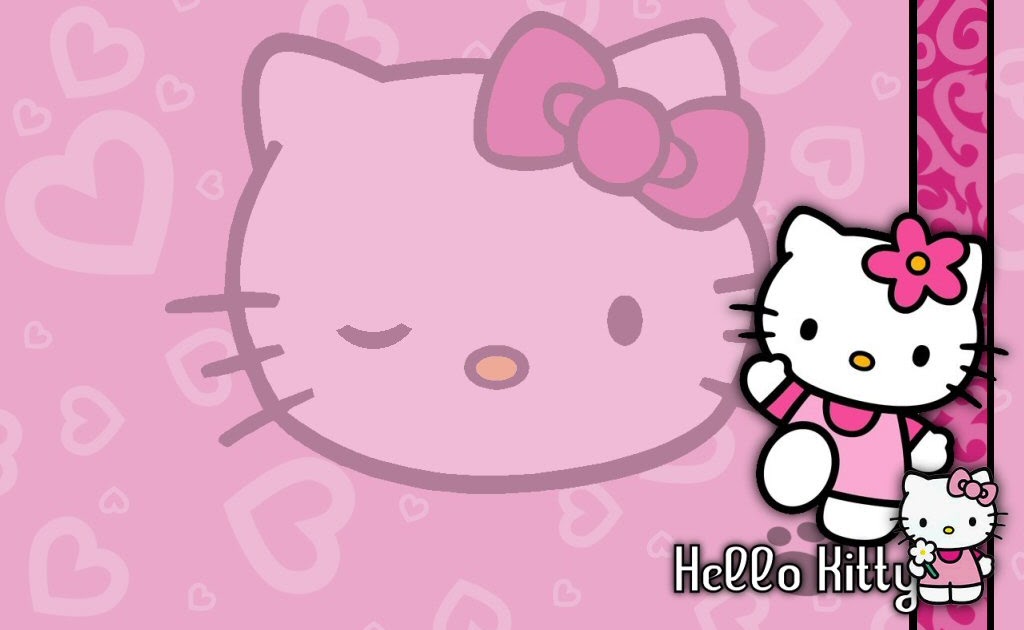 Mimmy and Hello Kitty: Wallpaper Hello Kitty Pink