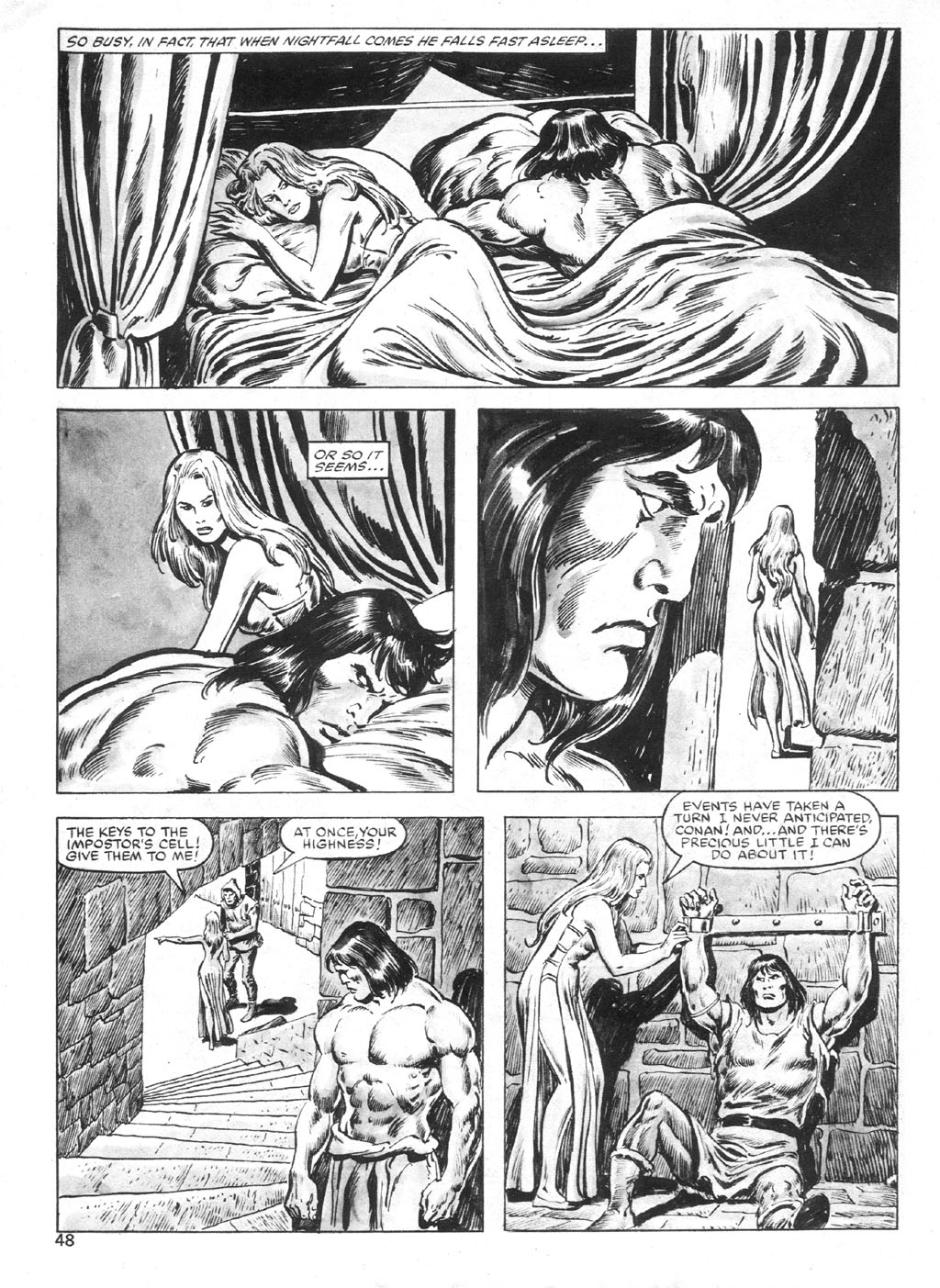 Read online The Savage Sword Of Conan comic -  Issue #93 - 48
