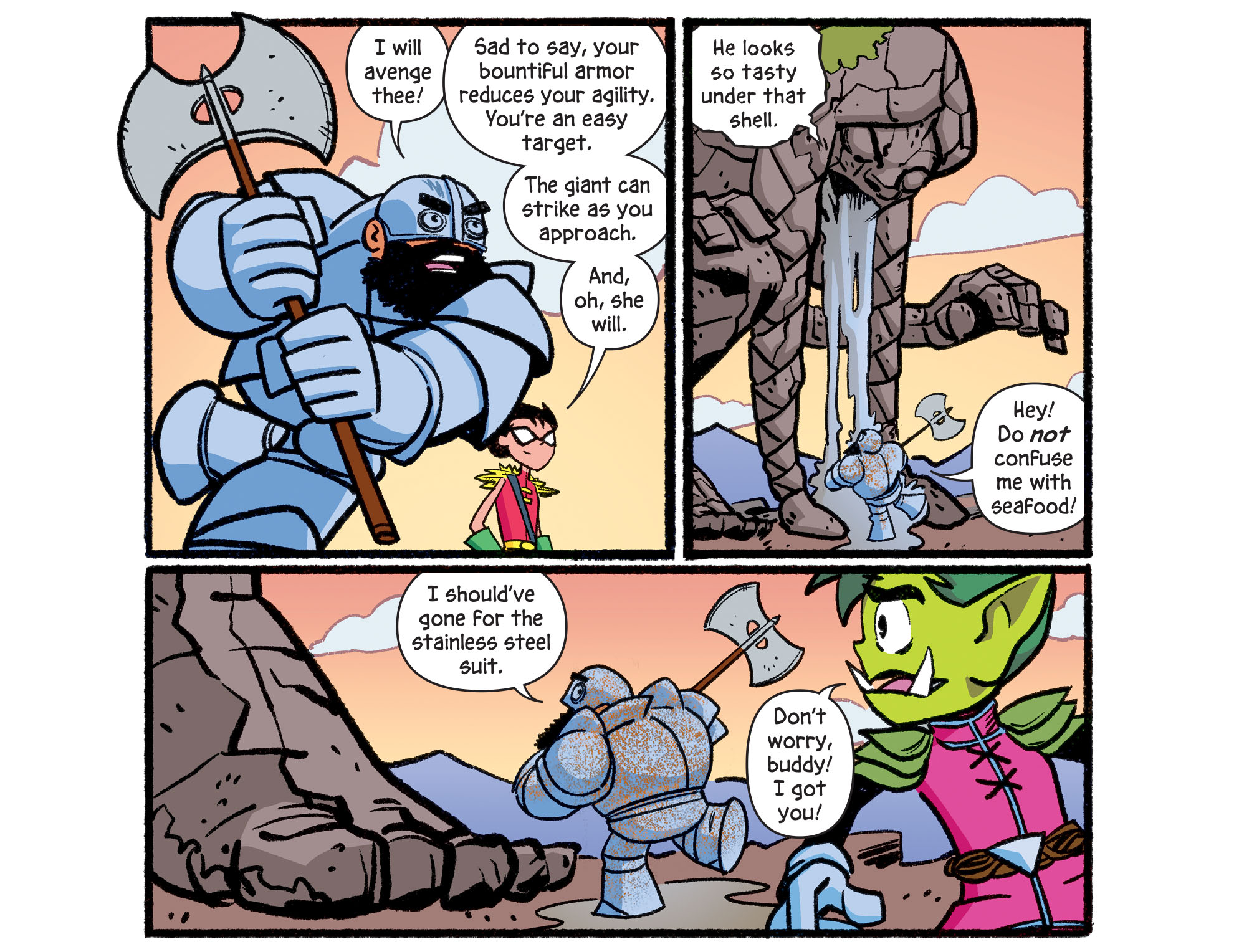 Read online Teen Titans Go! Roll With It! comic -  Issue #5 - 12