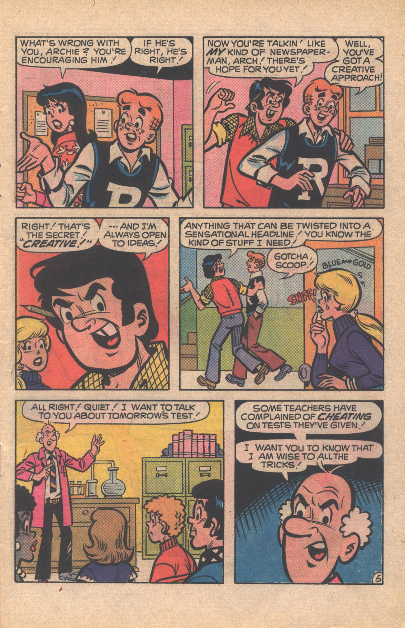 Read online Archie at Riverdale High (1972) comic -  Issue #33 - 7